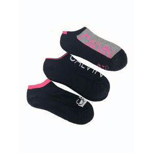 Calvin Klein dámské ponožky 3 pack - ONESIZE (1)